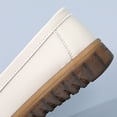 thumbnail image 4 of Women's Casual Summer Loafer Shoes Lightweight Non-Slip Slip-On Comfortable Round Toe Footwear for Leisure Outdoor Indoor Use Beige,36, 4 of 9
