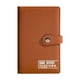 thumbnail image 1 of Cuaderno de cuero sintético, planificador, organizador de dinero Marrón, 1 of 9