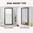 thumbnail image 3 of Home Imports Emporium Framed Bevel Leaner Full Length Huge Floor Mirror XL Mirror Large Rectangle Standing Cream Floor Mirror Huge Mirrors for Bedroom, 3 of 12