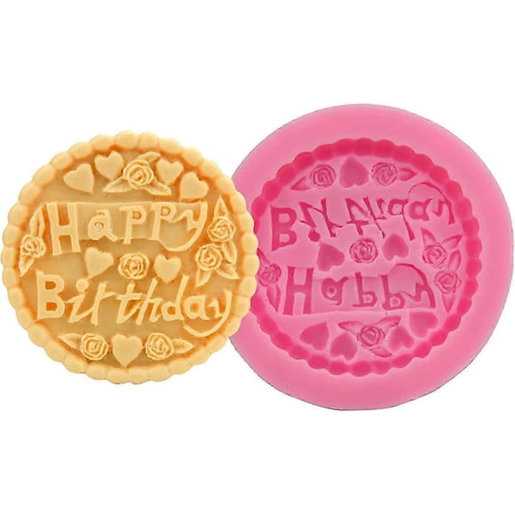 Happy Birthday Silicone Mold Alphabet Cake