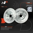 thumbnail image 3 of A-Premium Front and Rear Drilled and Slotted Disc Brake Rotors Compatible with Select Infiniti and Nissan Models - Q60 2014-2015, G37 2008-2013, 370Z 2009-2020, 350Z 2009, Z 2023, 4-PC Set, 3 of 6