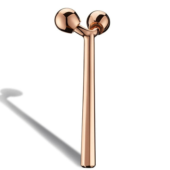 Face Roller, Facial Metal Massager, Massage Tool for face (Rose)