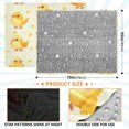 thumbnail image 4 of Fluorescent Cover blanket 70x55 inch frannel blanket Office nap blanket Camping blanket Bedding travel blanket Glow blanket Cute Yellow Chicken, 4 of 8