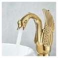 thumbnail image 7 of Golden Classic Bathroom Basin Faucet High Short Optional Bird Shape Bubbler Gentle Effluent Hot and Cold Water Mixer Taps ,Easy to Use, 7 of 7