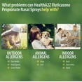 thumbnail image 5 of (2 pack) HealthA2Z® Allergy Relief, Fluticasone Propionate 50mcg, Nasal Spray, 24-Hour Allergy Relief, Dye Free, 72 Sprays, 5 of 5