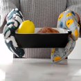 thumbnail image 2 of Geometric Kitchen Baking Insulation Gloves with Lanyard Microwave Gloves Heat Resistant Pot Mitts for BBQ Oven, 2 of 5