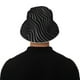 thumbnail image 5 of Balery Abstract Black And White Waves Sombreros para el sol para hombre y mujer, sombrero de pescador con UPF 50+, 5 of 6