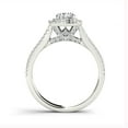 thumbnail image 3 of 1-1/4 Carat T.W. Diamond Split Shank Double Halo 14kt White Gold Engagement Ring, 3 of 4