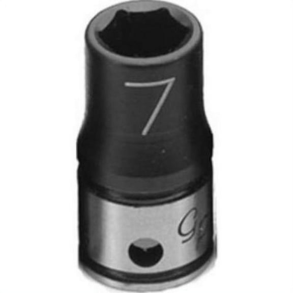 Grey Pneumatic 3/8" Drive x 7mm Standard Duo-Socket - 6 Point