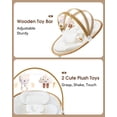 thumbnail image 7 of PRVAETU Baby Swing for Infants,5 Speeds,10 Lullabies,5-Point Harness,Electric Rocking Chair for Toddlers with Bluetooth,Remote Control,Touch Panel,White, 7 of 7