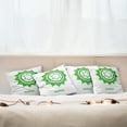 thumbnail image 4 of Ambesonne Green Throw Pillow Cover 4 Pack, , 24", Green, 4 of 5
