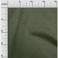 thumbnail image 1 of oneOone Polyester Lycra Olive Green Fabric Texture & Floral Block Quilting Supplies Print Sewing Fabric By The Yard 56 Inch Wide, 1 of 4