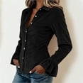 thumbnail image 4 of Njagoc3 Women Business Casual Tops Long Sleeve Blouse Button down Work Shirts Dressy Tops Summer Fall Fashion 2026, 4 of 6