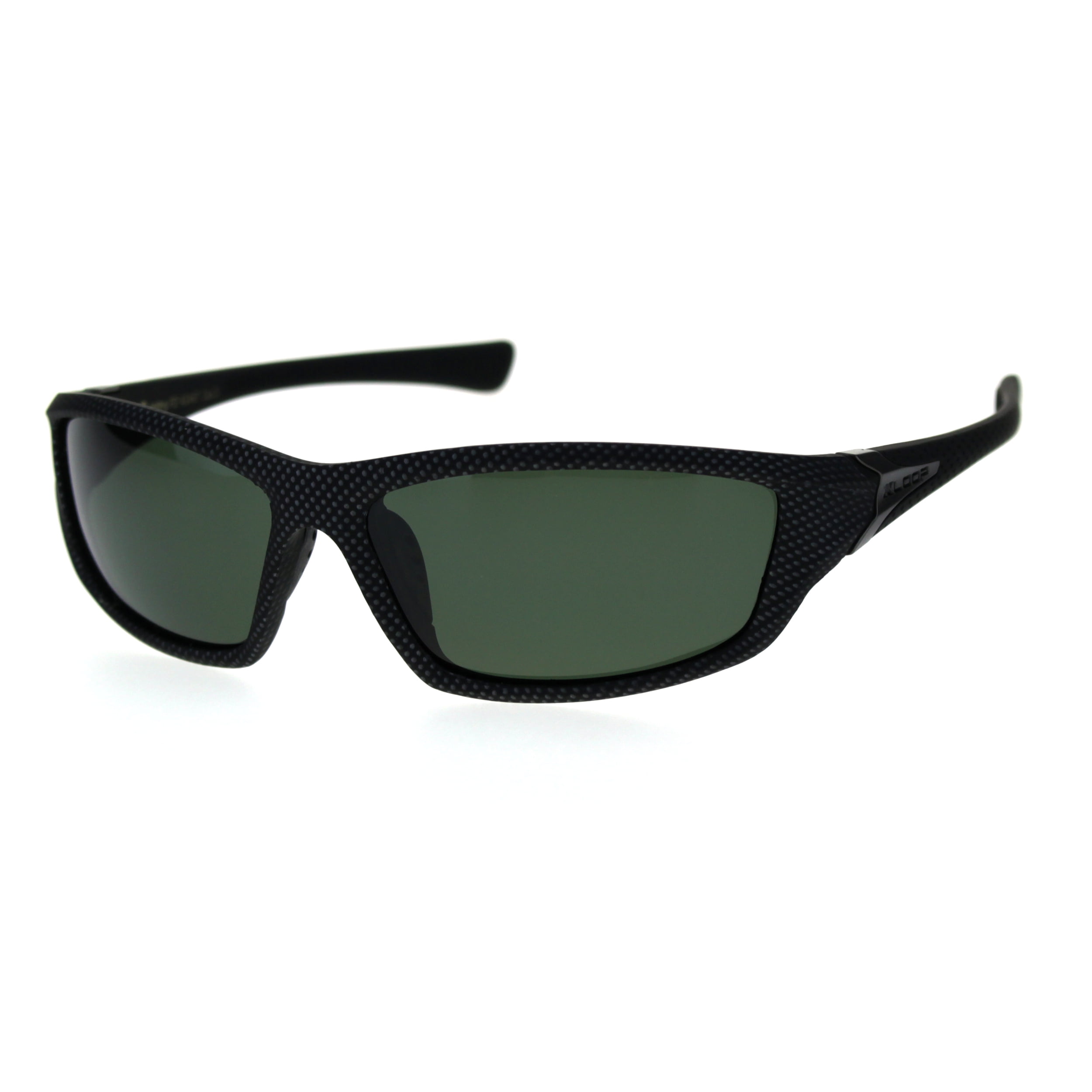 Xloop Mens Polarized Lens Classic 90s Warp Carbon Fiber Print Sport
