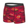 thumbnail image 2 of Custom Lightning McQueen Underwear Men Breathable Cars Cartoon Boxer Briefs Shorts Panties Soft Underpants For Homme, 2 of 7