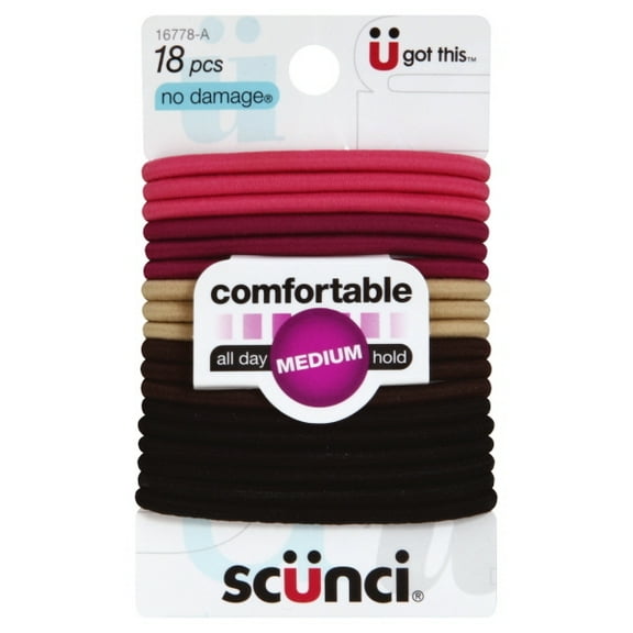 Scunci Elastics 18 ea