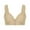 Beige, variant on Lingerie for Womens Solid Bra Wire Free Underwear One-Piece Bra Everyday Underwear M-4XL