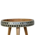 thumbnail image 3 of Dining Tables Artisan Furniture Solid Wood Small Dotted End Table,Coffee Tables, 3 of 8