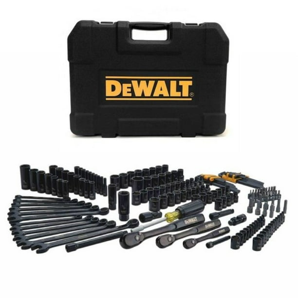 Set Mecanico DEWALT Autocle Negro 181 Pz 1/4 In 3/8 In 1/2in
