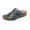 Blue, variant on Clearance VerPetridure Women's Leather Bread Head Flat Sandals And Sandals Women's Sandals Summer Casual Sandals