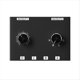 thumbnail image 3 of Conmutador de Audio Estéreo de 3,5 mm, Divisor de Audio de 6 Vías, Bidireccional, 4 Entradas y 2 Salidas, con Control Giratorio de Volumen., 3 of 5
