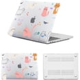 thumbnail image 1 of Pattern Case for MacBook 12 inch 2017 2016 2015 A1534 with Retina Display,Matte Frosted Plastic Laptop Hard Shell Case Protective Cover for MacBook A1534,Cute Cat, 1 of 7