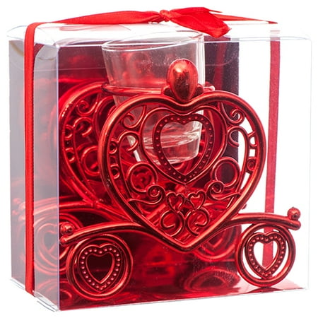 New 379941 Hv Valentine Candle Holder W / Pvc Box (36-Pack) Valentine Cheap Wholesale Discount Bulk Seasonal Valentine Cup
