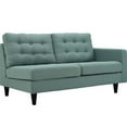 thumbnail image 5 of Empress Left-Facing Upholstered Fabric Loveseat in Oatmeal, 5 of 7