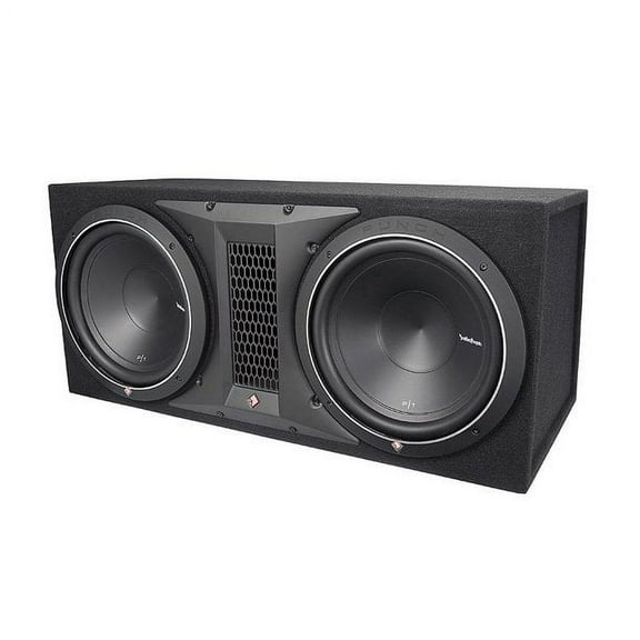 Rockford Fosgate 10" Car Subwoofers, Enclosure P1-2X10, Black