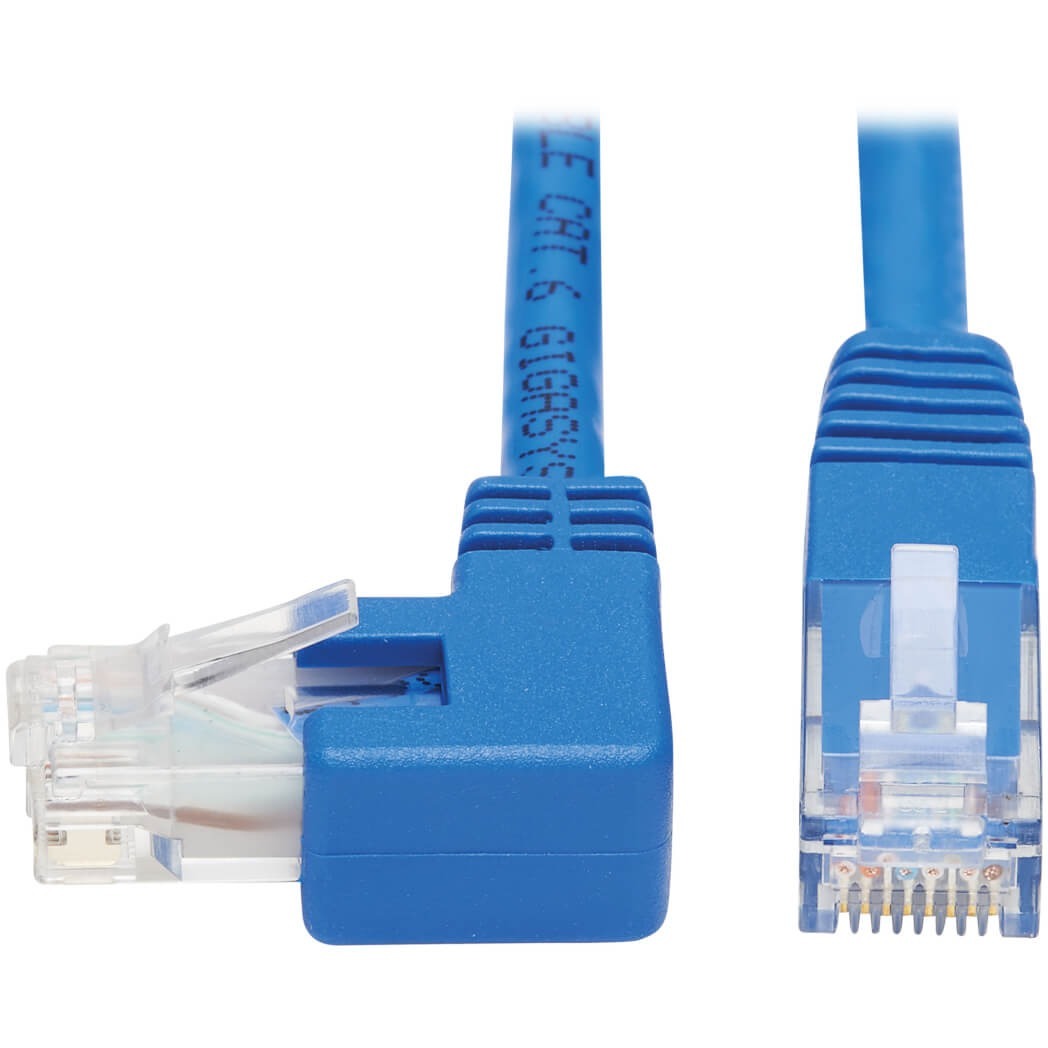 N204015BLLA LeftAngle Cat6 Cable 15 ft., M/M, Blue