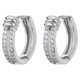 thumbnail image 1 of Pendientes de aro gruesos redondos para mujer, aretes de acero inoxidable chapados en oro, joyería de boda impermeable, envío gratis, 1 of 4