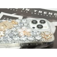 thumbnail image 4 of iPhone 14 Bling Glitter Case,Luxury Bling Diamond Rhinestone Gemstone 3D Perfume Bottle and Flower Gemstone Soft TPU Back Cover Case for Women Girls with iPhone 14 6.1" 2022, 4 of 5