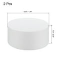 thumbnail image 2 of Uxcell Round Foam Cake Dummy 6 Inch x 2.8 Inch Circle Dummy Cake Set for Wedding Cakes, Birthday Cakes, Crafts 2 Pack, 2 of 4