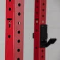 thumbnail image 4 of Titan Fitness X-3 Series 80" Red Bolt-Down Power Rack, 24" Depth, Rackable 1650 LB Cage, 1.25" and 2" Pull Up bars, Standard J-Hooks, Weightlifting and Strength Training, 4 of 7