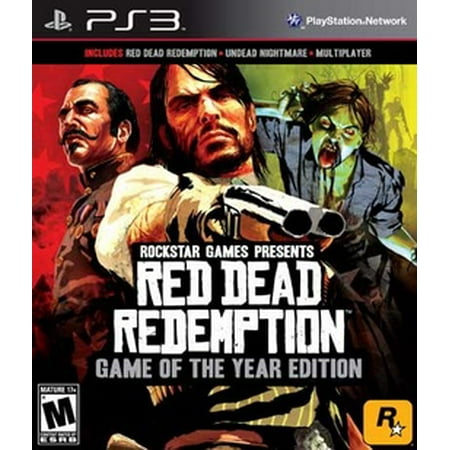 Red Dead Redemption Game of the Year Edition, Rockstar Games, PlayStation 3, (Best Playstation Network Games)