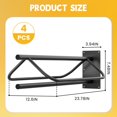 thumbnail image 2 of Soporte de pared Saddle Rack BBTEQEKN para sillines de estilo western inglés, 2 of 7