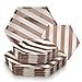 thumbnail image 3 of PARTY DISPOSABLE 36 PC DINNERWARE SET | 18 Dinner Plates | 18 Side Plates | Heavyweight Paper Plates | Hexagon Design | Biodegradable Plates for Upscale Wedding and Dining (Stripe Collection – Rose), 3 of 4