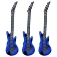 thumbnail image 3 of Inflatable Guitar under $5! CQCYD Large Inflatable Blow Up Guitar Toy for Kids Party, Simulation Musical Instrument for Stage Props, Pack of 3 Inflatable Guitars for Dress Up and Play, 3 of 9