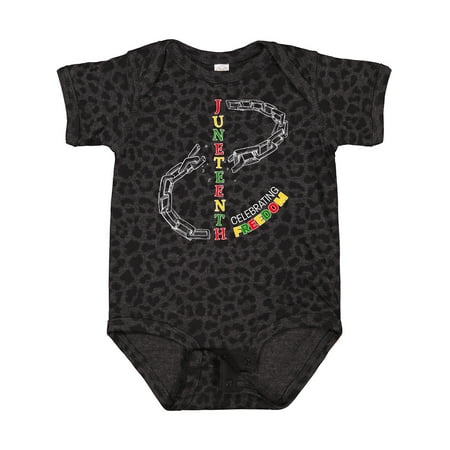 

Inktastic Juneteenth-Celebrating Freedom- Breaking Chains Gift Baby Boy or Baby Girl Bodysuit