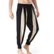thumbnail image 5 of Pantalones largos para hombre, moda informal de patchwork, cintura elástica, bolsillos, deportivos, 5 of 9
