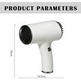 thumbnail image 5 of USB Cordless Hair Dryer, Lightweight Mini Blows Dryer, Built-in Battery Cordless Hair Dryers Hot/Cold Air, Portable Travel Blow Dryer for Art Painting,Green, 5 of 9