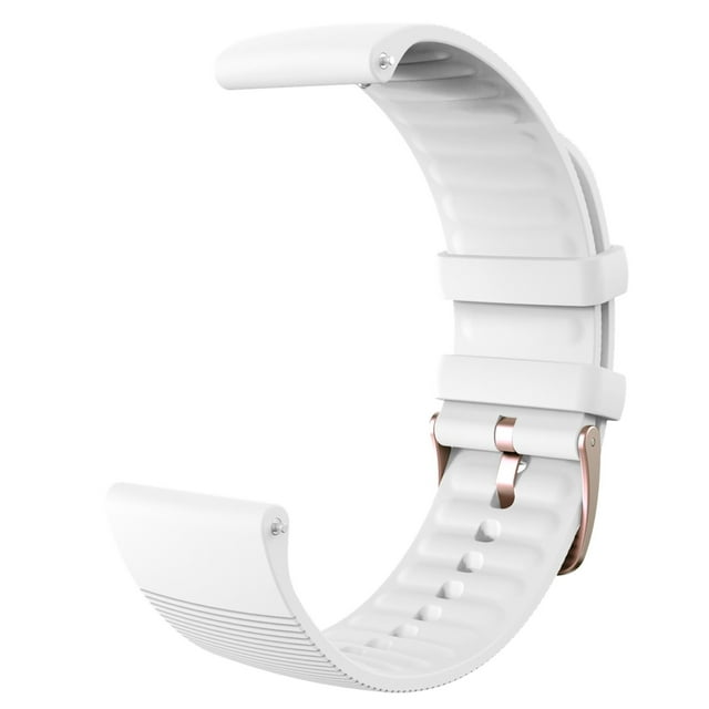 Universal Soft Silicone Replacement Band Compatible with Multiple Smart Watch Models 20mm Width Durable Comfortable Wrist Strap Accessory