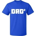 thumbnail image 2 of OXI T-Shirt - Dad Square, Basic Casual T-Shirt for Men's and Women Fleece T-Shirt Short Sleeve - Royal Blue Large, 2 of 3