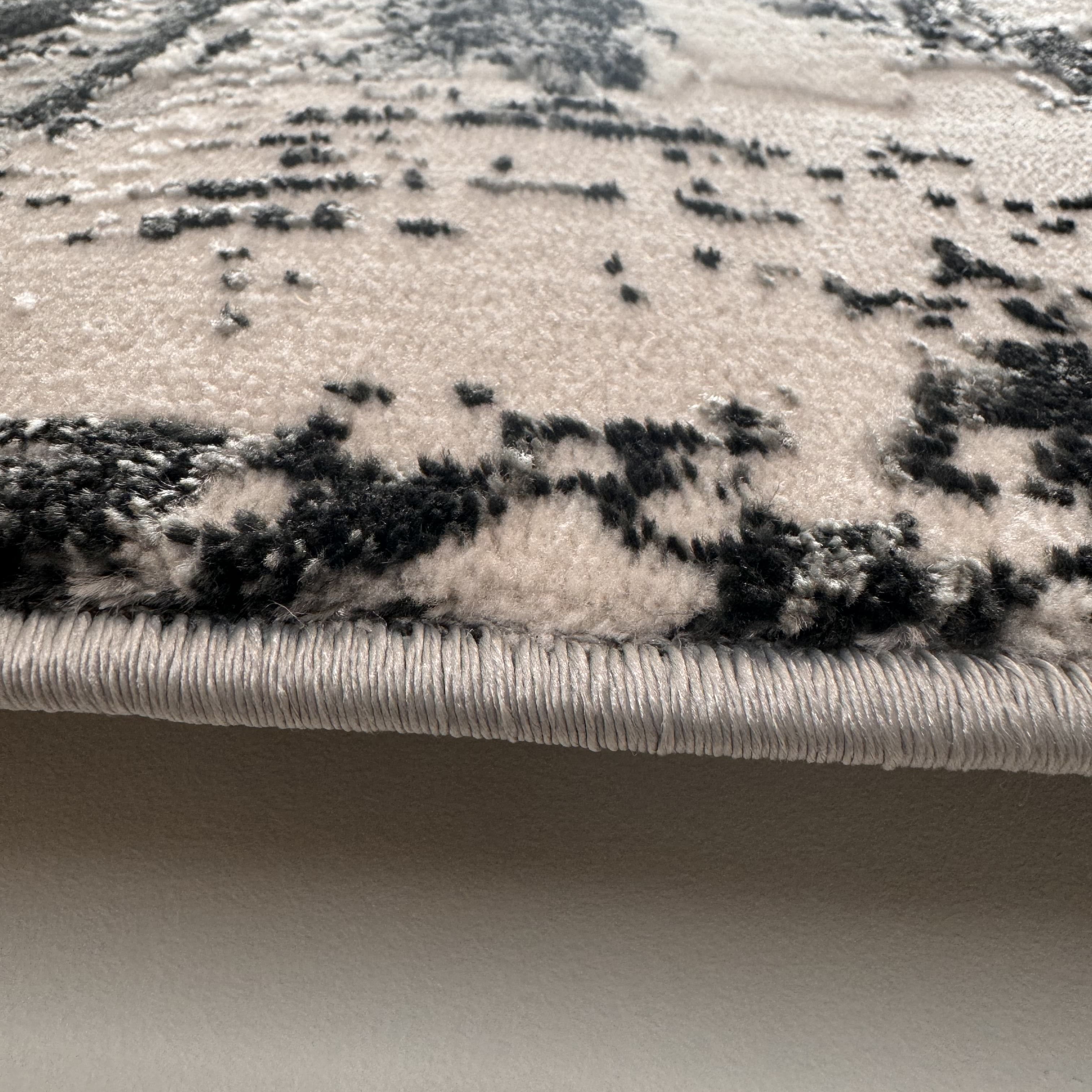 Rug Branch Atlas Classic Indoor Area Rug, Grey Beige, Modern - Living Room, Bedroom, Dining Room, and Kitchen