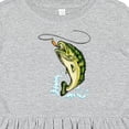thumbnail image 4 of Inktastic Leaping Bass Fish Girls Toddler Dress, 4 of 5
