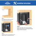 thumbnail image 2 of EcoNesxp Black channel sliding door handle x2, 2 of 5