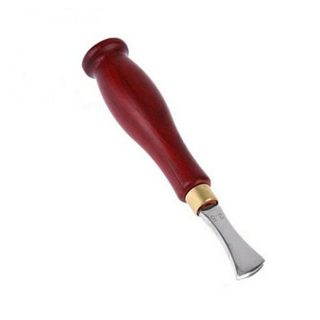 

Leather Edge Marking Trimmer Leather Crimping Tool Mahogany Manual DIY Crimping Tool Scriber Edge Crimper 2.5MM