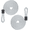 White, variant on Seamander White 3/8" x 6 Feet Double Braided Dock Line & Rope 2 Count