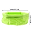 thumbnail image 2 of unbranded Foldable Inflatable Foot Tub Portable Wash Basin for Water Storage in Green Color, 2 of 8