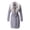 Gray, variant on Women's Faux Suede Leather Jackets Outwear Fleece Lined Coat Leather
